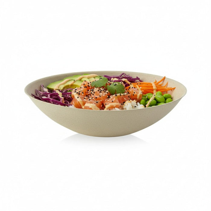 Bol ovale brun en pulpe "BioNChic" 750 ml 22,5 cm x 13,5 cm x 5,5 cm - 125 unités