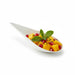 Mise en bouche blanche en pulpe Goutte  - 10,5 cm x 5,2 cm x 3 cm - 30 unités