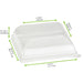Couvercle PET transparent "BioNChic" 11,2 cm x 11,2 cm x 3,6 cm - Compatible avec 210BCHIC1111, 210BCHIC1111F - 100 unités