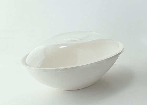 Couvercle PET transparent "BioNChic" 27,5 cm x 16 cm x 4,5 cm - Compatible avec 210BCHIC1500BRF, 210BCHIC1500, 210BCHIC1500BR - 50 unités