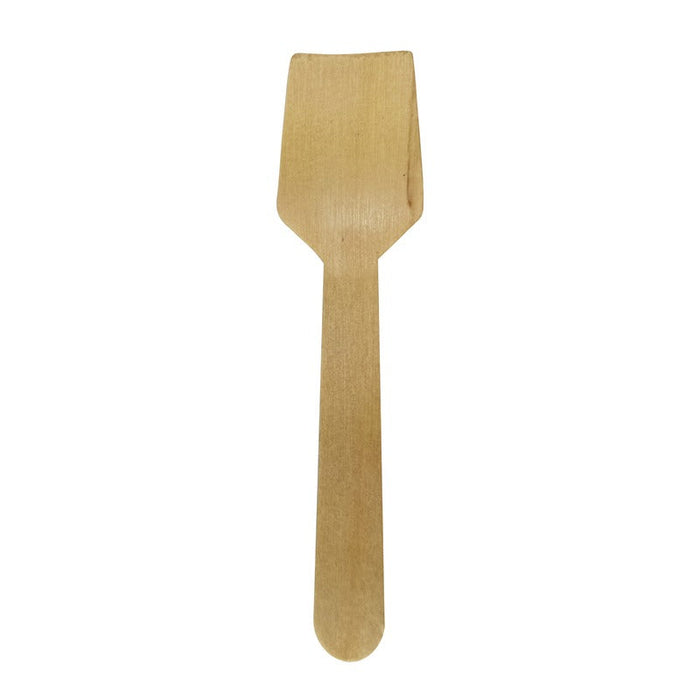 Cuillère à glace 9,5 cm bois - 100 unités