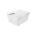 Boîte repas carton blanc 650 ml 13 cm x 10,5 cm x 6,5 cm - 50 unités