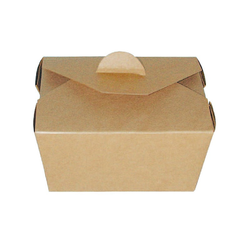 Laminated kraft cardboard meal box - 750 ml - 13 cm x 10.5 cm x 6.5 cm ...