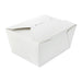 Boîte repas carton blanc - 100 unités