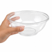 Saladier rond en PET transparent - 4500 ml - Ø 30,5 cm - H 11,6 cm - 36 unités