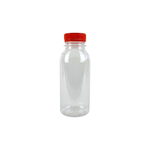 Bouteille transparente PET avec bouchon orange 250ml 56x H150 mm, 270pcs
