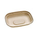 Plateau pulpe rectangulaire brun 850 ml 22 cm x 17 cm x 2,7 cm - 50 unités