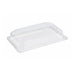 Couvercle PET transparent 23 cm x 16,5 cm x 4,6 cm - Compatible avec 210BPU22CBR - 50 unités