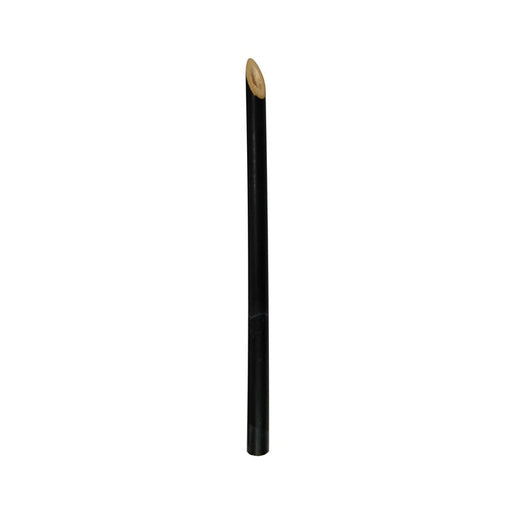 Paille bambou noire pour cocktail 14,5 cm - 25 unités