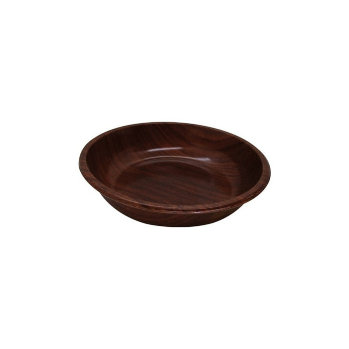 Bol plastique PS décor teck 930ml - 100 unités