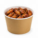 Bucket carton géant kraft - 18,8 cm x 14,3 cm x 14,5 cm - 27 unités