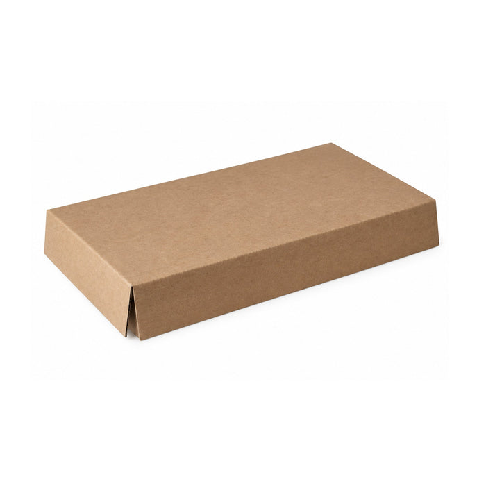 Couvercle carton kraft pour plateau repas 31,5 cm x 24,8 cm x 6 cm - Compatible avec 210BUZZTRAY, 210BUZZTRAYBR - 100 unités