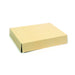 Couvercle pour plateau carton ivoire 26 cm x 32,5 cm x 0,6 cm - 100 unités