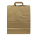Sac cabas double-paroi papier kraft brun 32 cm x 17 cm x 38 cm - 250 unités