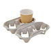 Porte gobelets en cellulose pour 2 gobelets - 480 unités