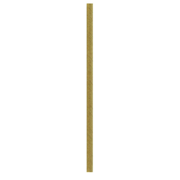 Chalumeau papier cocktail kraft - Ø 0,6 cm - 500 unités