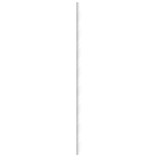Chalumeau papier cocktail blanc - Ø 0,6 cm - 500 unités