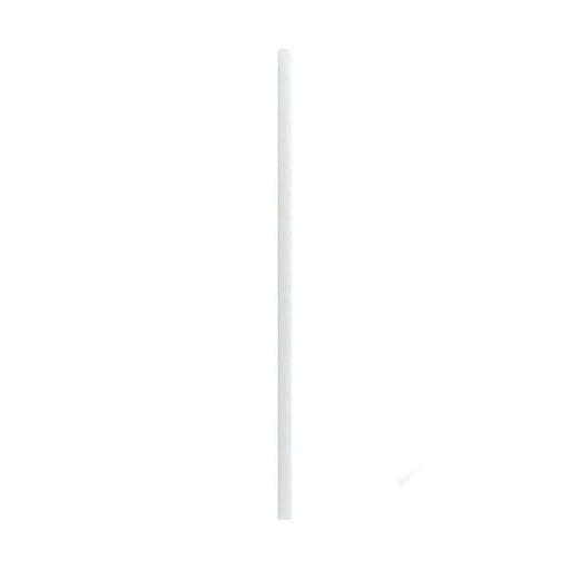 Chalumeau papier blanc emballé individuellement - Ø 0,6 cm - 500 unités