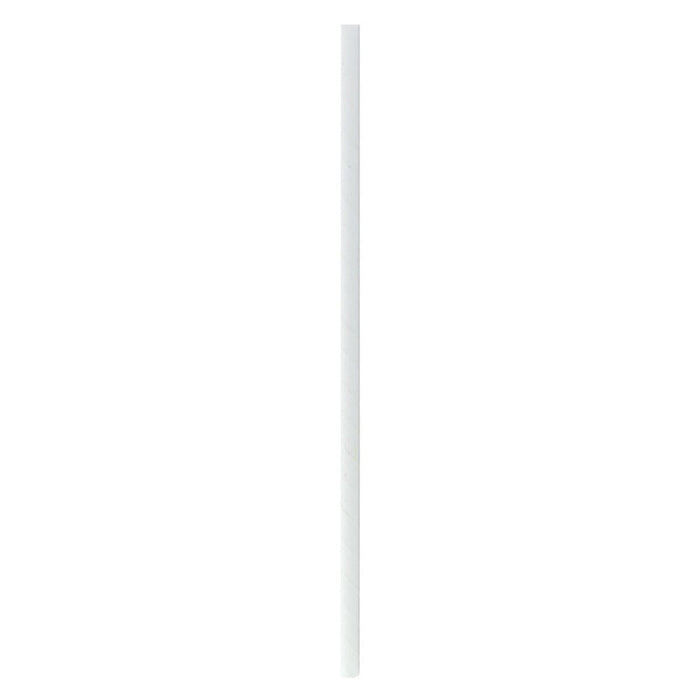 Chalumeau papier blanc - Ø 0,6 cm - 500 unités