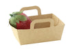 Mini panier en carton kraft 9,5 x 7 x 3,5 cm - 100 unités