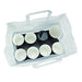 Plateau insert carton blanc avec alvéoles pour 8 gobelets 30 cm x 17 cm x 17 cm - 250 unités