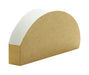 Etui tacos carton kraft et blanc - 15 cm x 7 cm x 2 cm