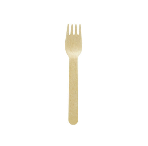 Fourchette bois 15,8 cm - 100 unités
