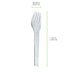 Fourchette 16,5 cm inox - 240 unités