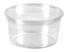 Pot Deli rond PET transparent 525 ml - Ø 11,7 cm - H 7,8 cm - 25 unités