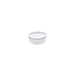 Pot Deli rond PET transparent avec couvercle rentrant 200 ml - Ø 10 cm - H 3,8 cm - 50 unités