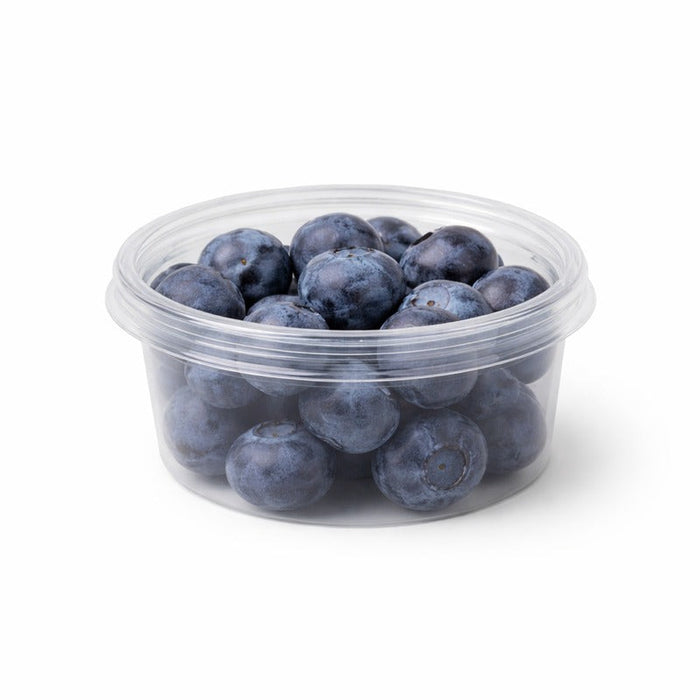 Pot deli rond plastique PET transparent avec couvercle rentrant - 250 ml - 11,7 cm x 6,1 cm - 25 unités