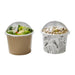Pot "Deli" rond en carton décor Journal 650 ml - Ø 11,4 cm - H 9,9 cm - 50 unités