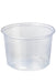 Pot Deli rond PP transparent 500 ml - Ø 11,6 cm - H 7 cm - 50 unités