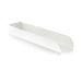 Support hot-dog en carton blanc 25 x 5,5 x 3,5 cm - 50 unités