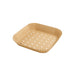 Moule à friture perforé carré kraft 16 cm x 16 cm H 4,5 cm - 100 unités