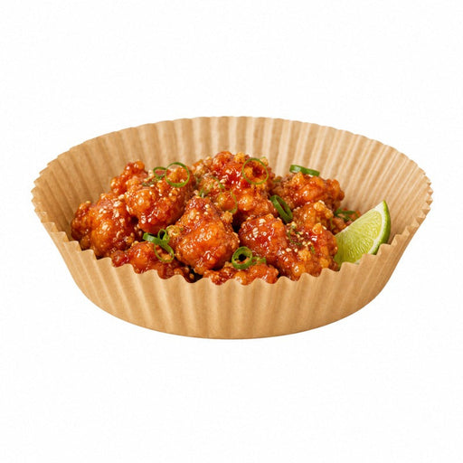 Moule à friture rond kraft sans trous Ø 16 cm H 4,5 cm - 100 unités