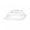 Couvercle PET transparent - 13,2 cm x 8,8 cm x 3,3 cm - Compatible avec 210ECOD137, 210ECOD139 - 100 unités