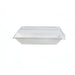 Couvercle PET transparent 18 cm x 13,3 cm x 3 cm - Compatible avec 210ECOD1712, 210ECOD1712F - 50 unités