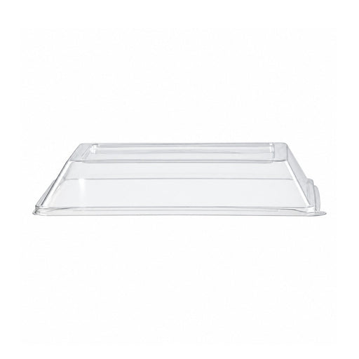 Couvercle PET transparent 18 cm x 13,3 cm x 3 cm - Compatible avec 210ECOD1712, 210ECOD1712F - 50 unités
