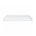 Couvercle PET transparent 26,2 cm x 13,2 cm x 3,3 cm - Compatible avec 210ECOD2614, 210ECOD2614F - 50 unités