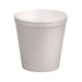 Pot plastique PS blanc isotherme 500ml - 500 unités