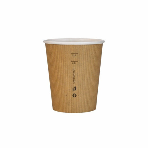 Gobelet carton PLA "Nature Cup" - 230 ml - Ø 8 cm - H 9,2 cm - 50 unités