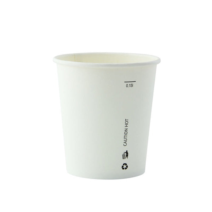 Gobelet carton blanc "AirCup" - 180 ml - Ø 7,3 cm - H 7,9 cm - 50 unités