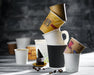 Gobelet carton double paroi PLA - 470 ml - Ø 9 cm - H 13,7 cm - 25 unités