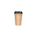 Gobelet Carton Double Paroi Kraft Avec Pla  - 120 ml - 6.2 cm x 4.6 cm x 6 cm - 25 unités
