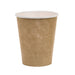 Gobelet carton blanc imprimé kraft - 230 ml - Ø 8 cm - H 8,9 cm - 50 unités