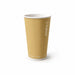 Gobelet carton double paroi beige "Rippley" - 230 ml - Ø 8 cm - H 9,2 cm - 40 unités