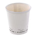 Gobelet carton blanc sans plastique "Eden" - 72 ml - Ø 5,4 cm - H 5,7 cm - 50 unités