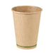 Gobelet carton kraft sans plastique "Zen" - 350 ml - Ø 9 cm - H 11 cm - 50 unités