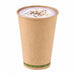 Gobelet carton kraft sans plastique "Zen" - 200 ml - Ø 7 cm - H 9,1 cm - 50 unités